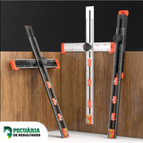 Régua de Precisão com Gabarito de Furação