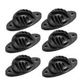 Kit 50 Isoladores de Plástico Para Cerca Elétrica