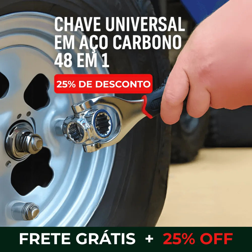 Chave Universal em Aço Carbono 48 em 1 - TorqueMax™