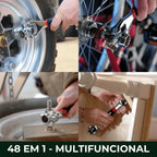 Chave Universal em Aço Carbono 48 em 1 - TorqueMax™