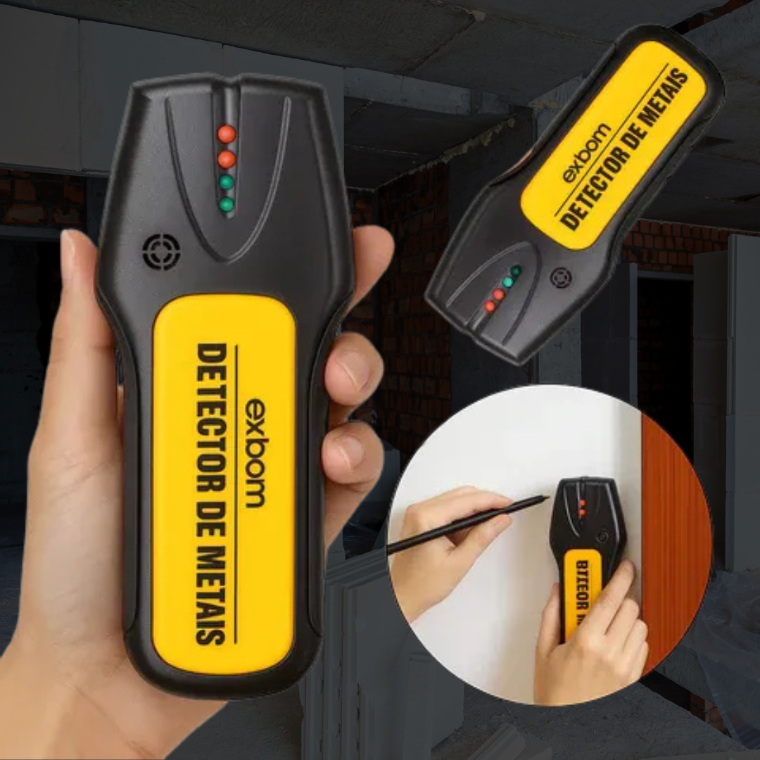 Detector Inteligente de Metal, Canos, Fios e Colunas Hidrafio™ - 50% OFF