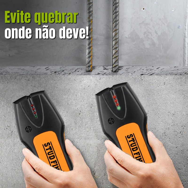 Detector Inteligente de Metal, Canos, Fios e Colunas Hidrafio™ - 50% OFF