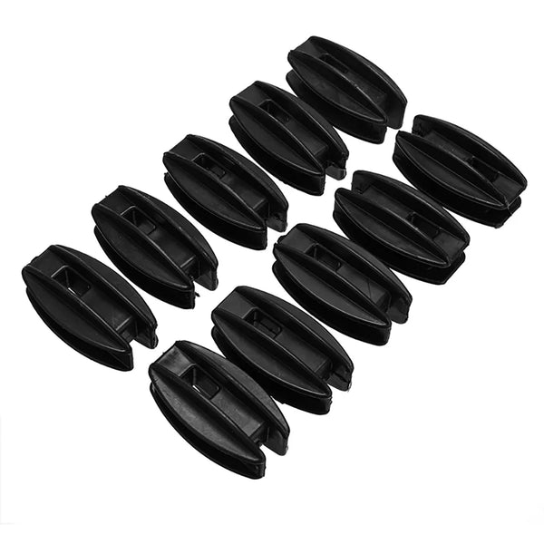 Kit 10 Isoladores Pequenos de Plástico Para Cerca Elétrica