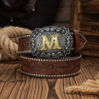 Cinto de Couro Com Letras