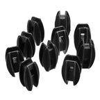 Kit 10 Isoladores Pequenos de Plástico Para Cerca Elétrica