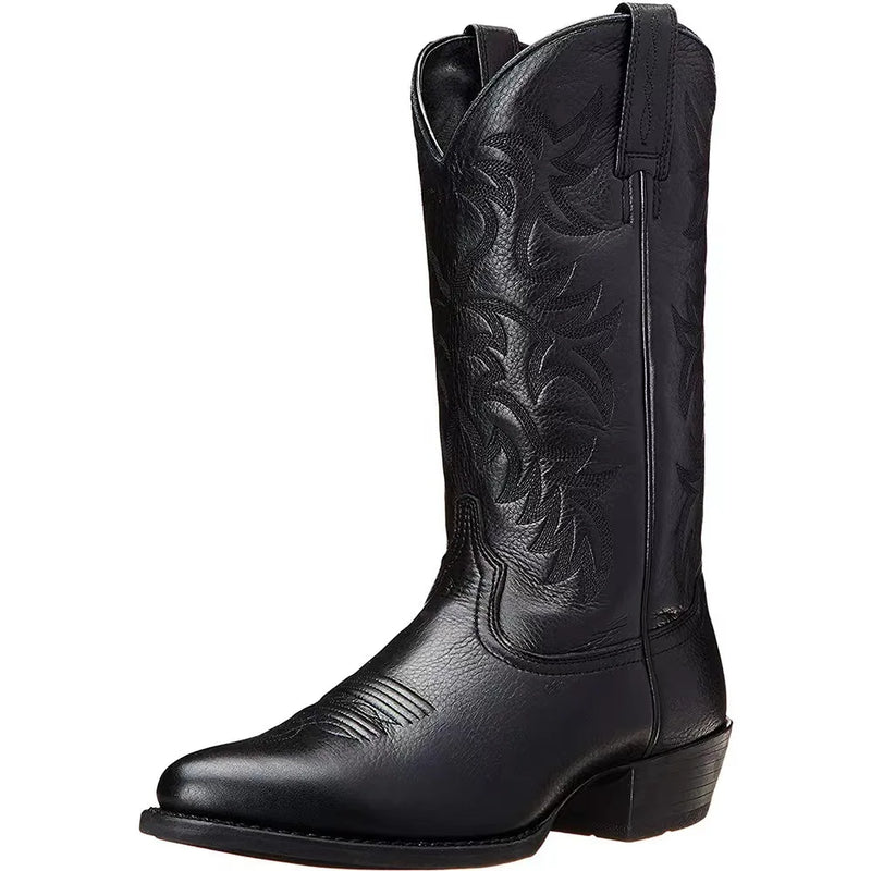 Botas de Couro Cano Alto
