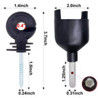 Kit 50 Isoladores de Plástico Para Cerca Elétrica