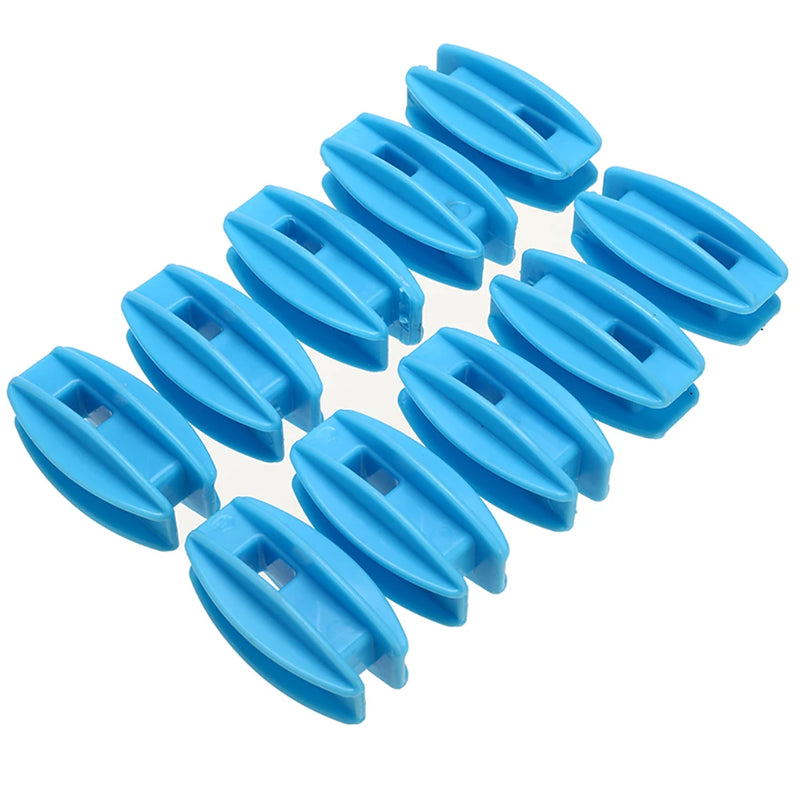 Kit 10 Isoladores Pequenos de Plástico Para Cerca Elétrica