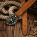 Cinto de Couro de Cowboy