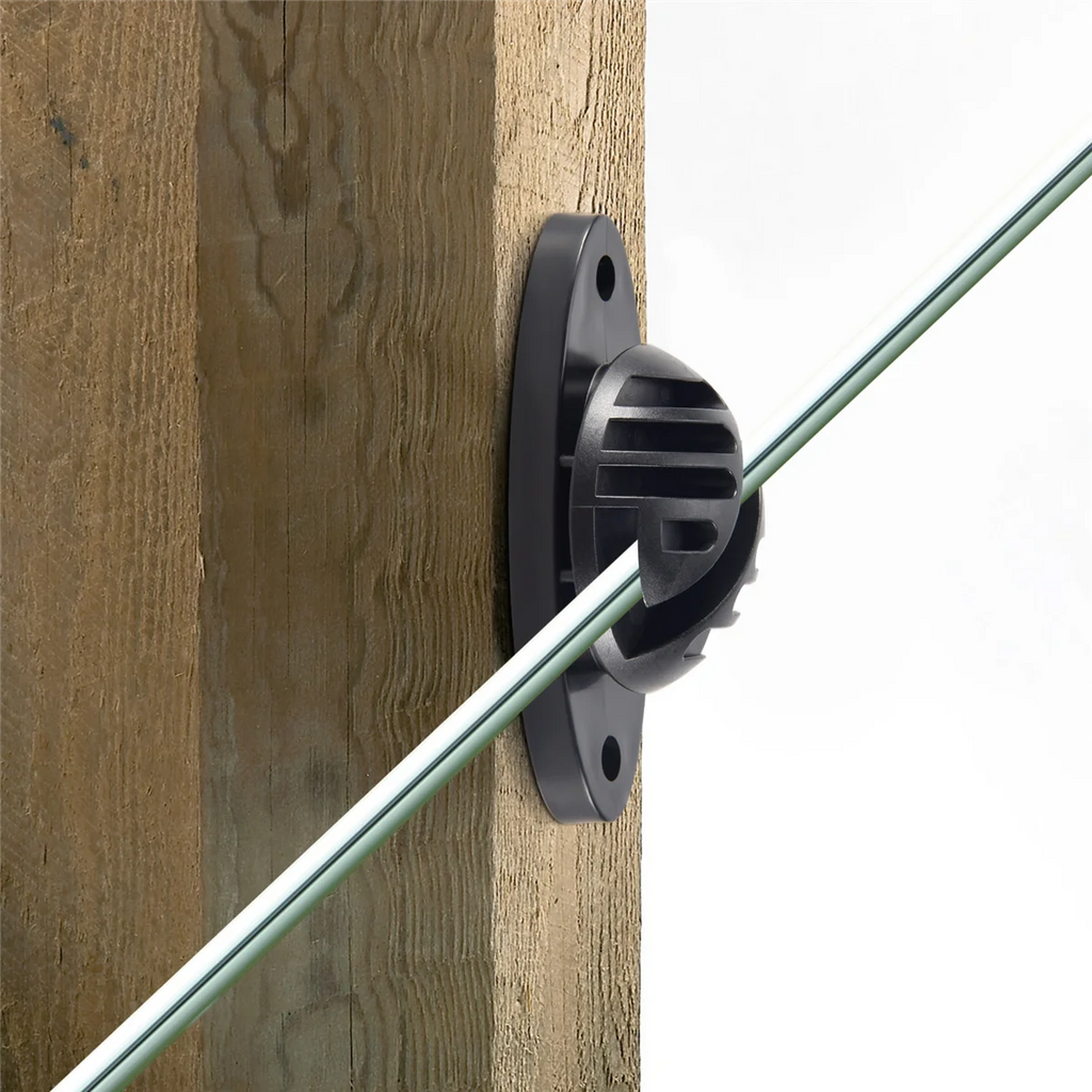 Kit 50 Isoladores de Plástico Para Cerca Elétrica