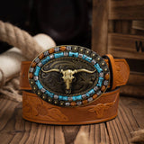 Cinto de Couro de Cowboy