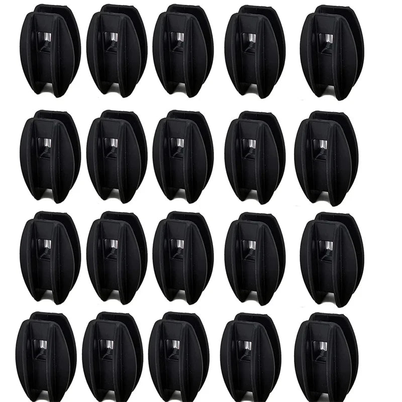 Kit 20 Isoladores de Plástico Para Cerca Elétrica