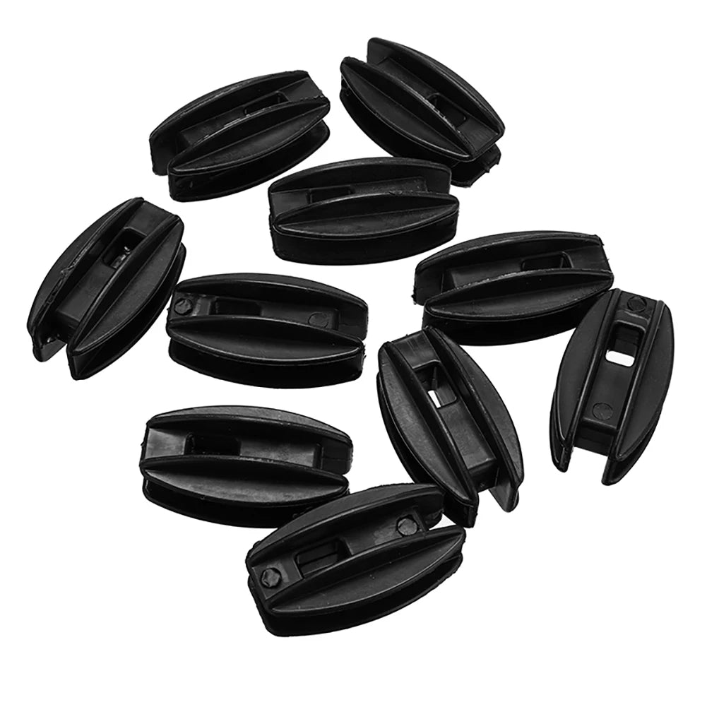 Kit 10 Isoladores Pequenos de Plástico Para Cerca Elétrica