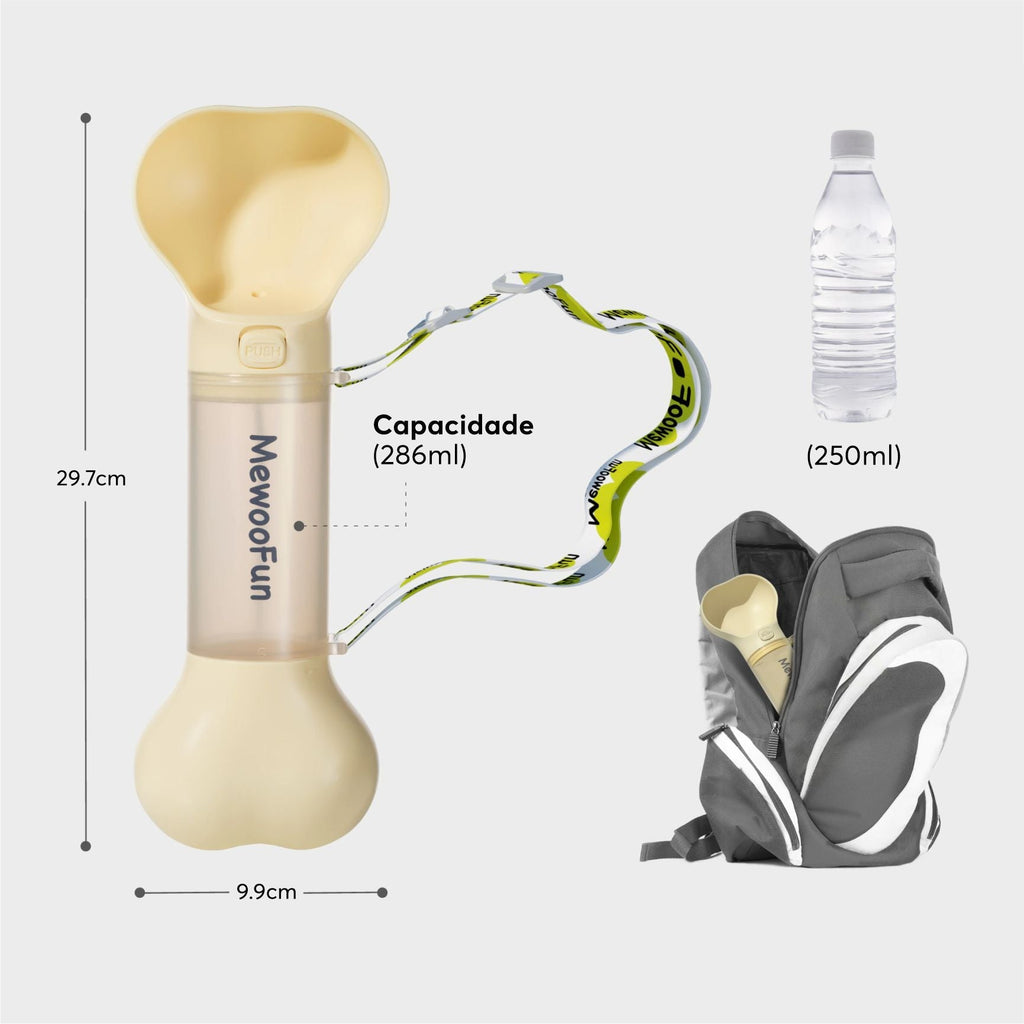 Garrafa Com Armazenador de Sacola