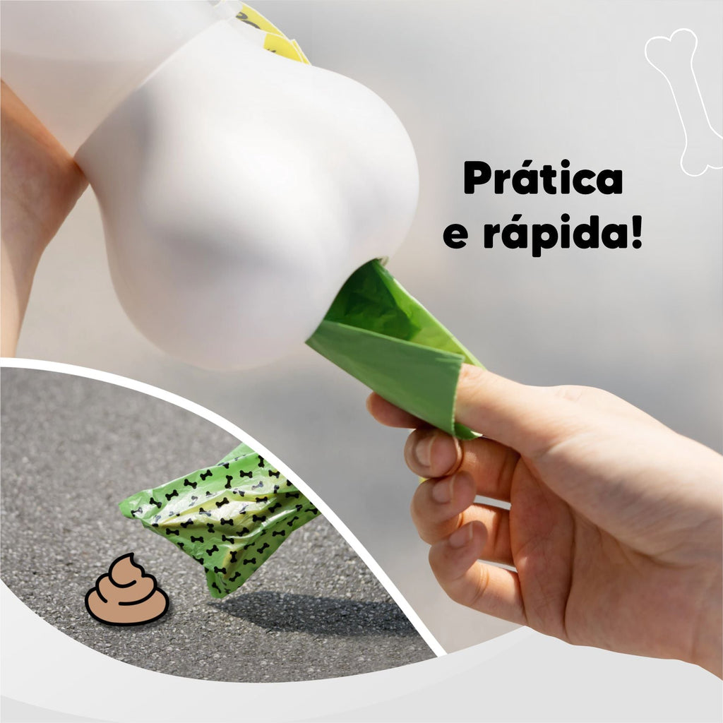 Garrafa Com Armazenador de Sacola